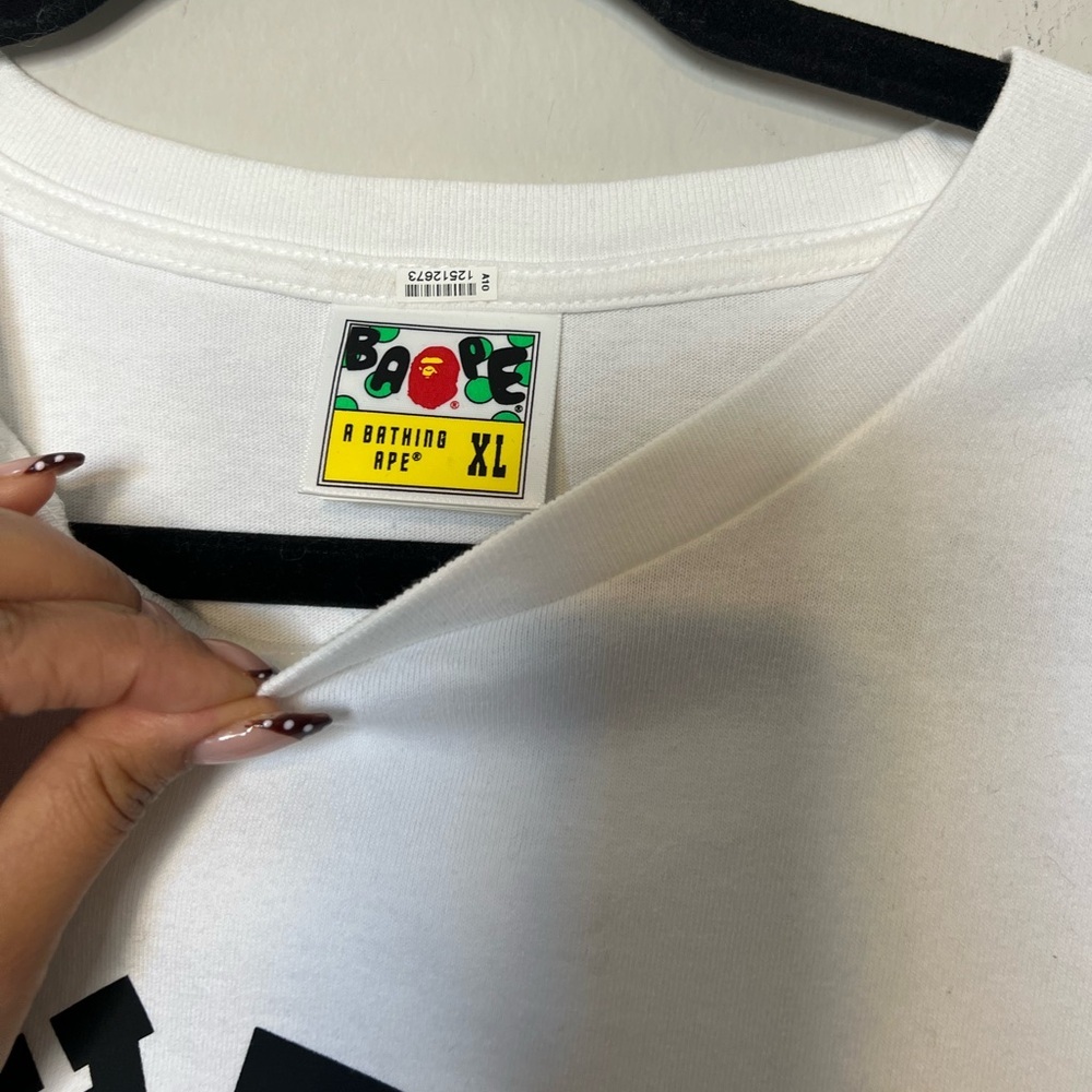 BAPE Broken College Tee Size XL - Picture 6 of 6